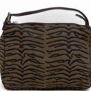 Fendi Brown and Black Patterned Handbag
